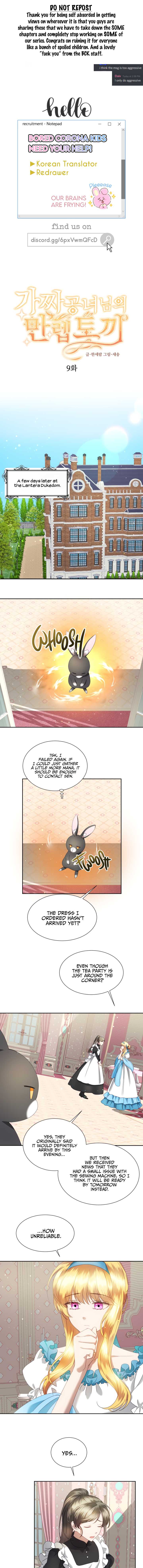 The Fake Princess' OP Bunny Chapter 9 1